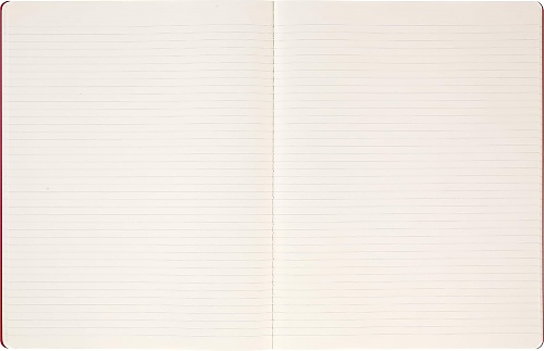 Zeszyt Moleskine Student Cahier XXL (21.6X27.9 cm) w Linie Czerwony/Szkarłatny (Moleskine Student XXL Ruled Scarled Red Soft Cover) - 8056999276874